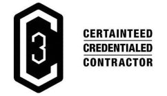 C3 CERTAINTEED CREDENTIALED CONTRACTOR