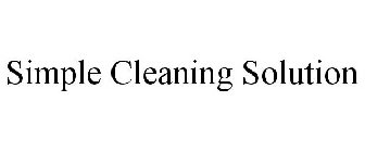 SIMPLE CLEANING SOLUTION