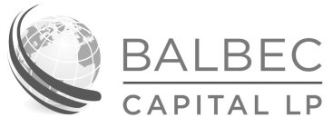 BALBEC CAPITAL LP
