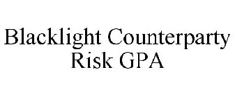 BLACKLIGHT COUNTERPARTY RISK GPA