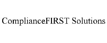 COMPLIANCEFIRST SOLUTIONS