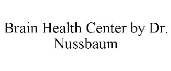 BRAIN HEALTH CENTER BY DR. NUSSBAUM