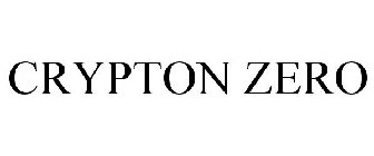 CRYPTON ZERO