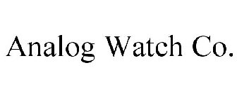 ANALOG WATCH CO.