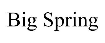 BIG SPRING