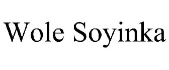 WOLE SOYINKA