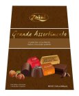 GRANDE ASSORTIMENTO ZAINI 1913 CAFFE ZAINI GIANDUI OTTIMI AMARETTO FINE ITALIAN CHOCOLATE INDIVIDUALLY WRAPPED A SELECTION OF AUTHENTIC ITALIAN CHOCOLATE PRALINES