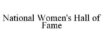 NATIONAL WOMEN'S HALL OF FAME