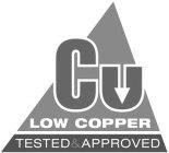 CU LOW COPPER TESTED & APPROVED