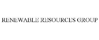 RENEWABLE RESOURCES GROUP