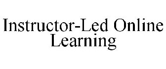 INSTRUCTOR-LED ONLINE LEARNING