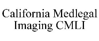 CALIFORNIA MEDLEGAL IMAGING CMLI