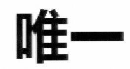 THE MARK CONSISTS OF TWO CHINESE CHARACTERS, THE WORD MEANS 