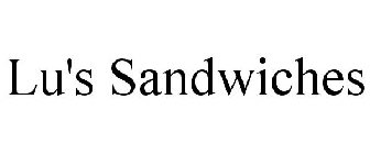 LU'S SANDWICHES