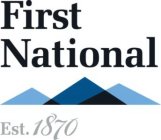 FIRST NATIONAL 1870