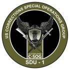 US CORRECTIONS SPECIAL OPERATIONS GROUP UT CETERI VIVENT C-SOG SDU-1
