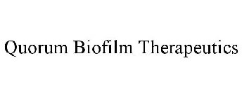 QUORUM BIOFILM THERAPEUTICS