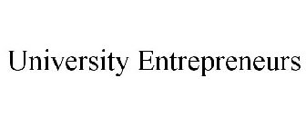 UNIVERSITY ENTREPRENEURS