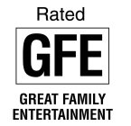 RATED GFE GREAT FAMILY ENTERTAINMENT