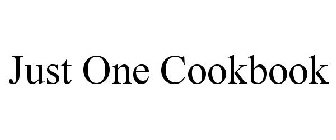 JUST ONE COOKBOOK