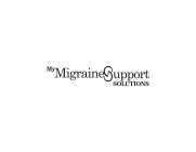 MY MIGRAINE SUPPORT SOLUTIONS