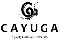 CGYU CAYUGA QUALITY NUTRITION. BETTER LIFE.