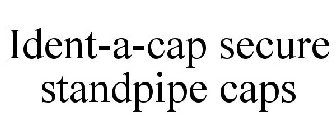 IDENT-A-CAP SECURE STANDPIPE CAPS
