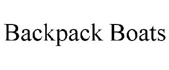 BACKPACK BOATS