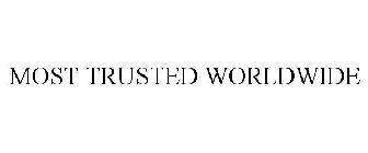 MOST TRUSTED WORLDWIDE