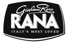 RANA GIOVANNI RANA ITALY'S MOST LOVED