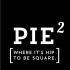 PIE 2 [WHERE IT'S HIP TO BE SQUARE.]