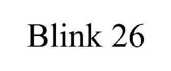 BLINK 26