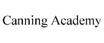 CANNING ACADEMY