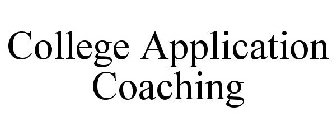 COLLEGE APPLICATION COACHING CAC