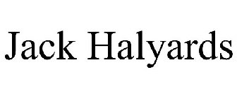 JACK HALYARDS