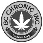 BC CHRONIC INC. NATURE'S CURE
