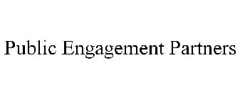 PUBLIC ENGAGEMENT PARTNERS