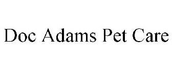 DOC ADAMS PET CARE