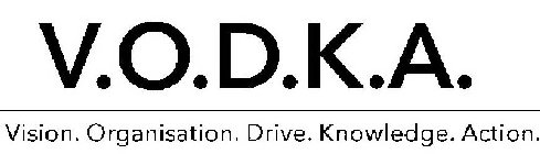 V.O.D.K.A. VISION. ORGANISATION. DRIVE. KNOWLEDGE. ACTION.