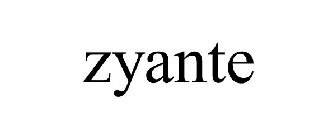 ZYANTE