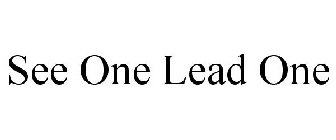 SEE ONE LEAD ONE