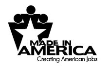 MADE IN AMERICA CREATING AMERICAN JOBS