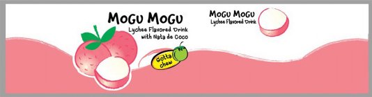 MOGU MOGU LYCHEE FLAVORED DRINK WITH NATA DE COCO MOGU MOGU LYCHEE FLAVORED DRINK GOTTA CHEW