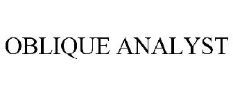 OBLIQUE ANALYST