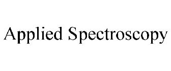 APPLIED SPECTROSCOPY