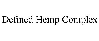 DEFINED HEMP COMPLEX