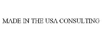MADE IN THE USA CONSULTING
