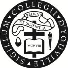 SIGILLUM COLLEGII D'YOUVILLE RELIGIO ET SCIENTIA MCMVIII
