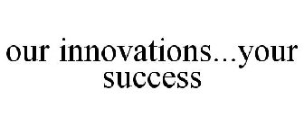 OUR INNOVATIONS...YOUR SUCCESS