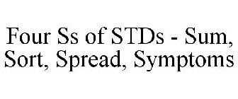 FOUR SS OF STDS - SUM, SORT, SPREAD, SYMPTOMS